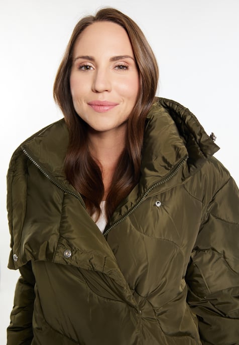 usha Langer Steppmantel Damen oliv - Image 5