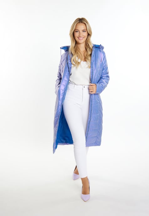 Faina Leichter Steppmantel Damen violett - Image 2