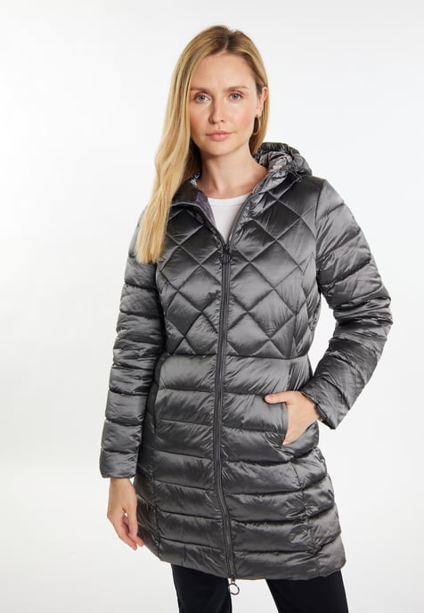 usha Steppmantel Damen grau - Image 3