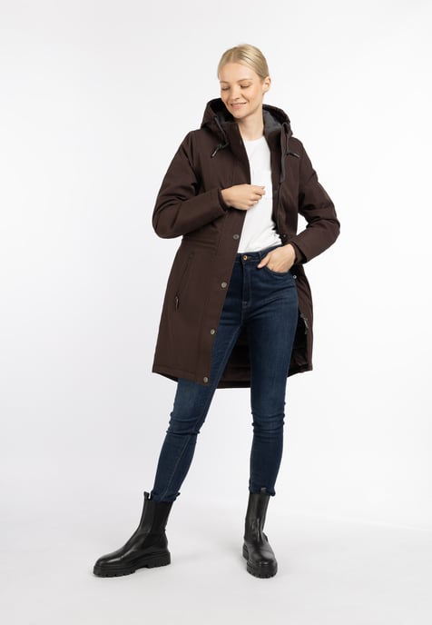 usha Winterparka Damen dunkelbraun - Image 2