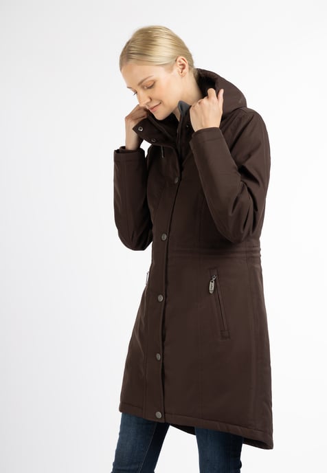 usha Winterparka Damen dunkelbraun - Image 3