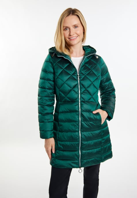 usha Steppmantel Damen Waldgrün - Image 3