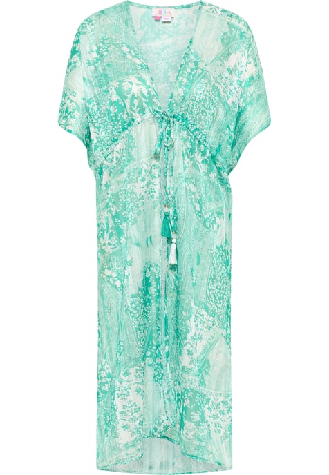 IZIA Kimono Damen Grün Weiss - Image 1