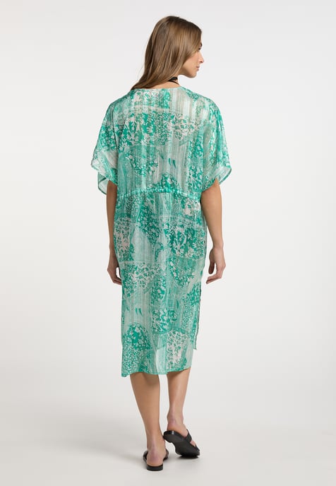 IZIA Kimono Damen Grün Weiss - Image 4