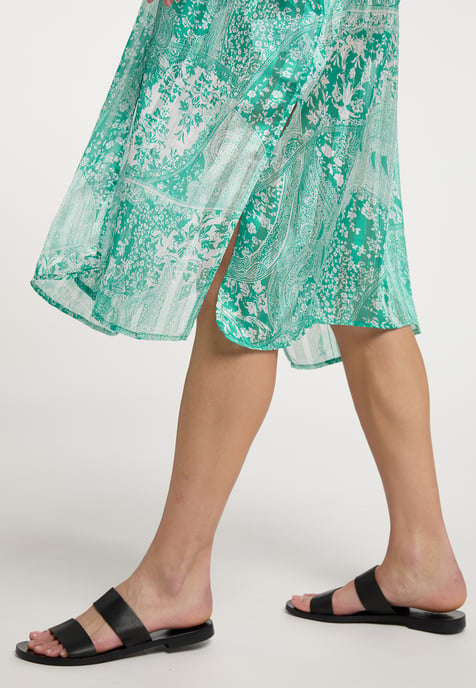 IZIA Kimono Damen Grün Weiss - Image 5