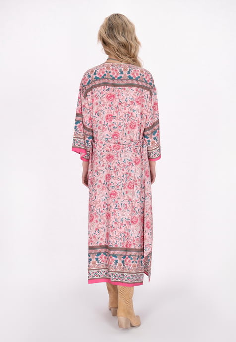 usha Kimono Frauen hellrosa mehrfarbig - Image 4