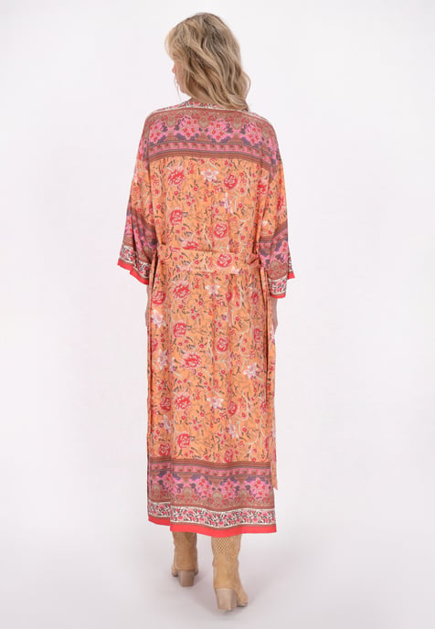 usha Kimono Frauen orange mehrfarbig - Image 4