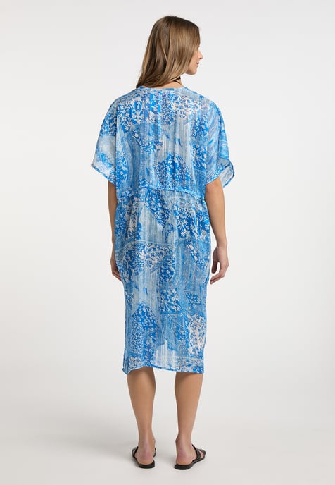 IZIA Kimono Damen blau weiss - Image 4