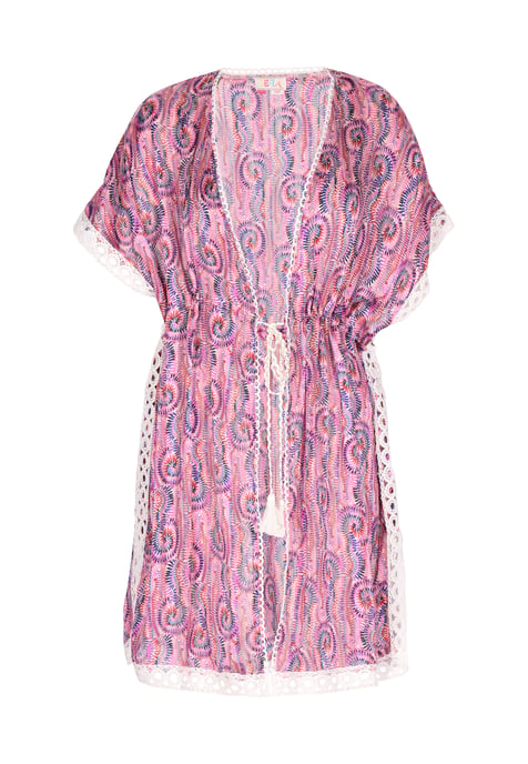 IZIA Kimono Damen Rosa Mehrfarbig - Image 1