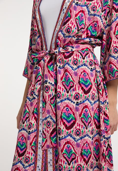 IZIA Kimono Damen Rosa Mehrfarbig - Image 5
