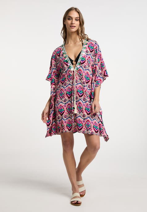 IZIA Kimono Damen Rosa Mehrfarbig - Image 2