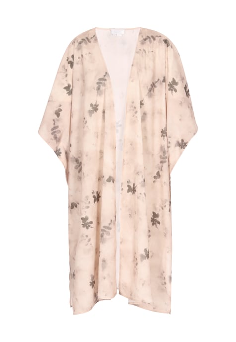 usha Kimono Damen Beige Mehrfarbig - Image 1