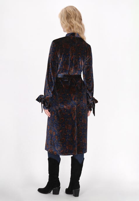 usha Kimono Frauen blau mehrfarbig - Image 4