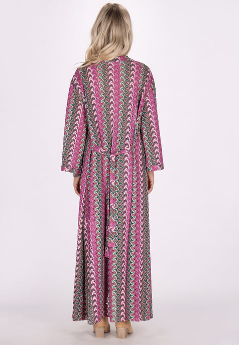 IZIA Kimono Damen Rosa Mehrfarbig - Image 4