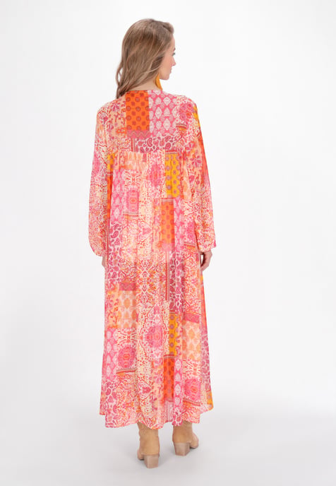 IZIA Kimono Frauen orange mehrfarbig - Image 4