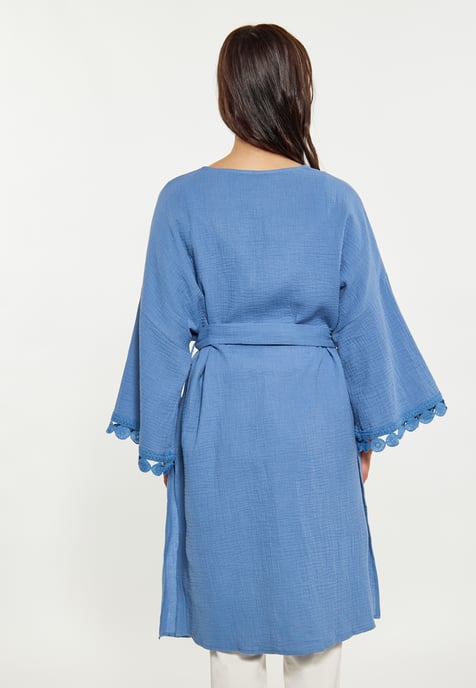 usha Kimono Damen Denimblau - Image 4