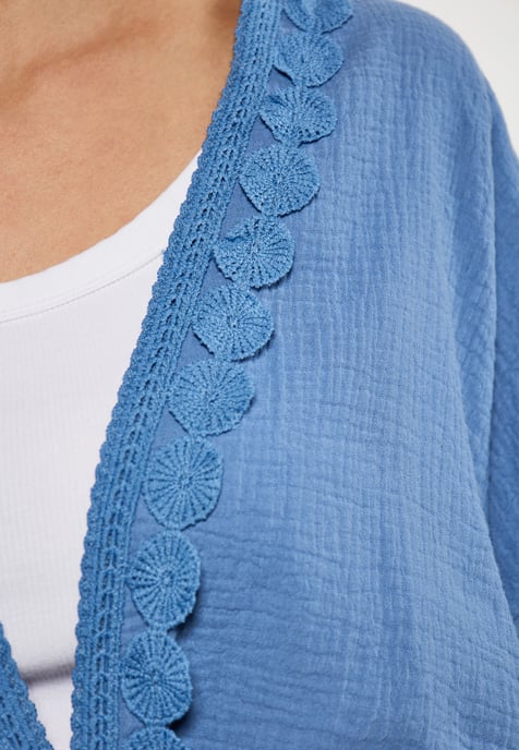 usha Kimono Damen Denimblau - Image 5