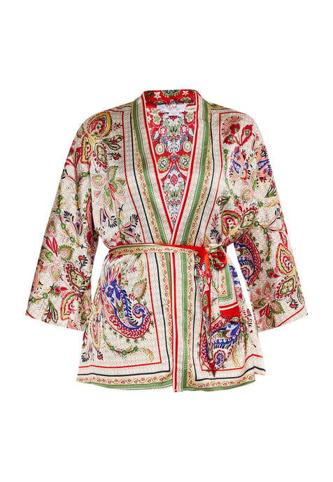 usha Kimono Damen Orange Mehrfarbig - Image 1