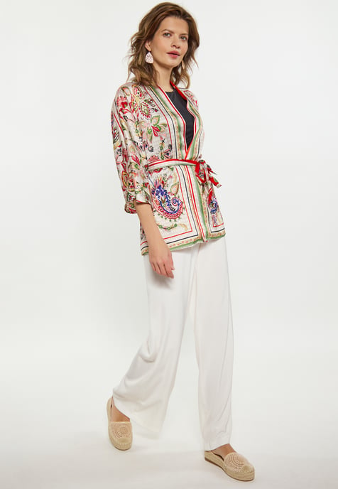 usha Kimono Damen Orange Mehrfarbig - Image 2