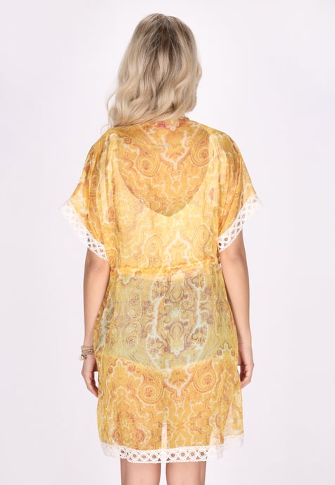IZIA Kimono Damen gelb - Image 4