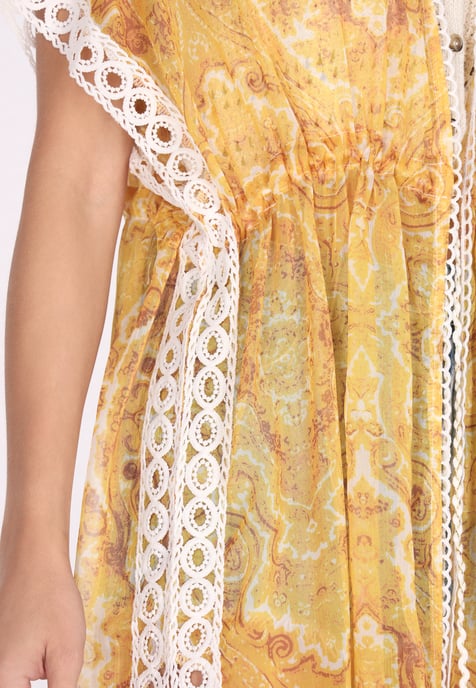 IZIA Kimono Damen gelb - Image 5