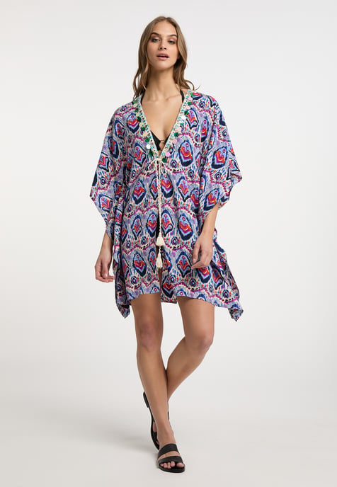 IZIA Kimono Damen Blau Mehrfarbig - Image 2