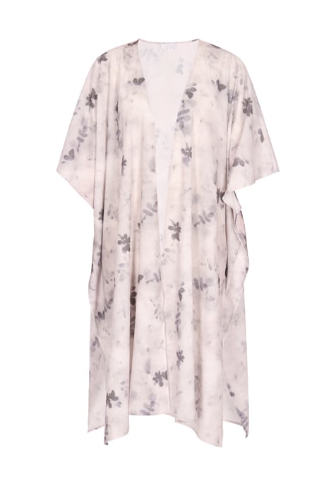 usha Kimono Damen Grau Mehrfarbig - Image 1