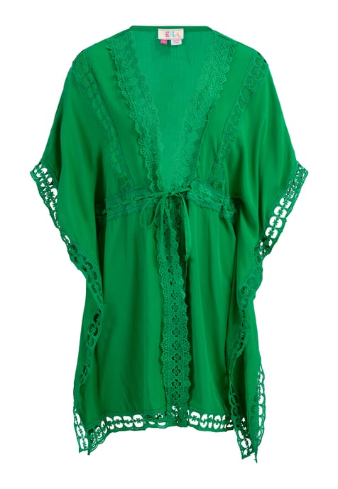 IZIA Kimono mit Lochspitze Damen grün - Image 1