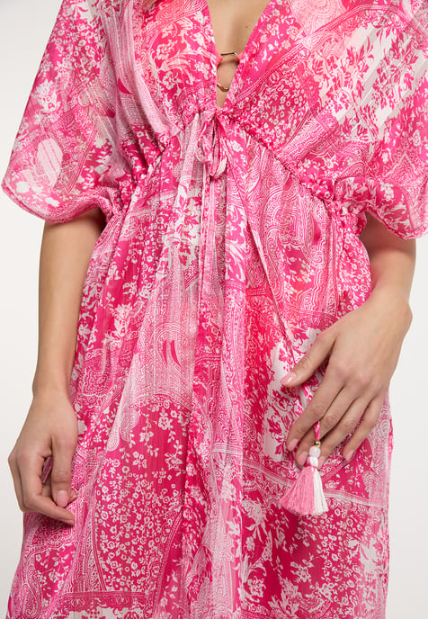 IZIA Kimono Damen rosa weiss - Image 5