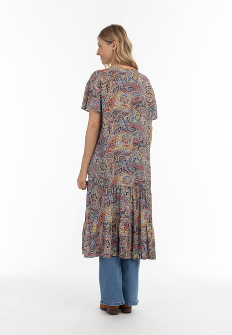 usha Kimono Damen Marine Mehrfarbig - Image 3
