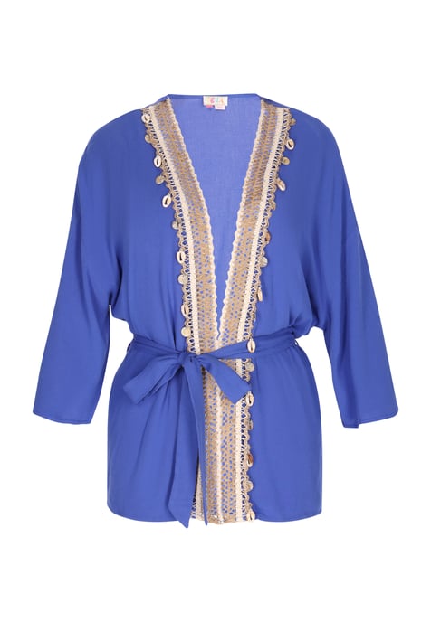 IZIA Kimono Damen KÖNIGSBLAU - Image 1