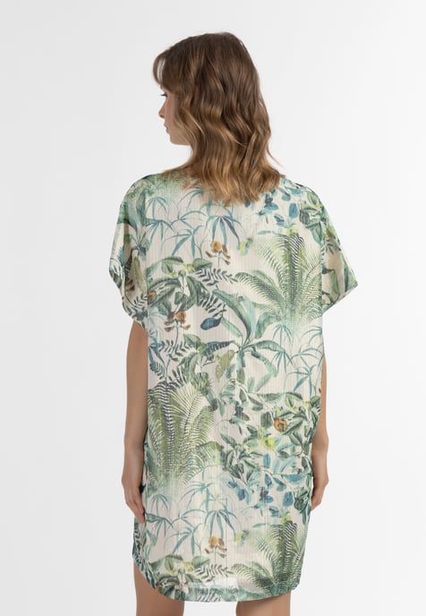 IZIA Tunika mit Effektgarn Damen Dschungel Druck - Image 4