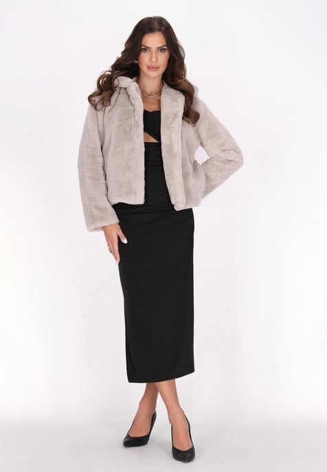 Faina Jacke Damen steingrau - Image 2
