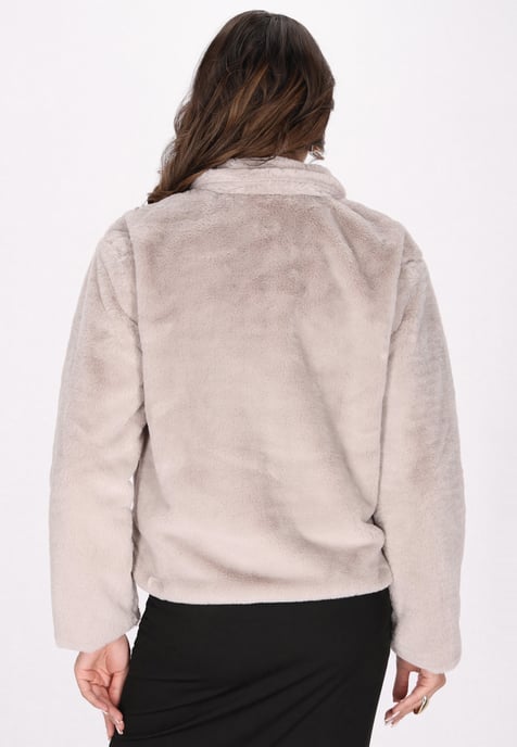 Faina Jacke Damen steingrau - Image 4