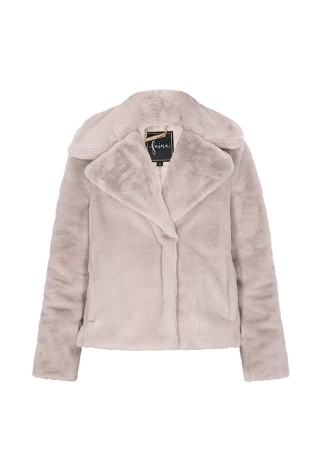 Faina Jacke Damen steingrau - Image 1