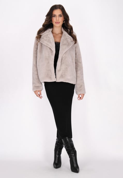 Faina Jacke Damen steingrau - Image 2