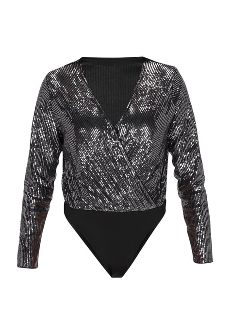 Faina Bodysuit Frauen Schwarz - Image 1