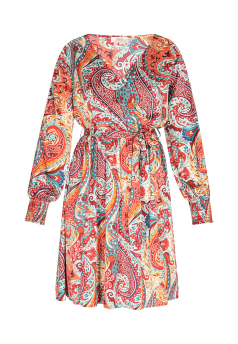 usha Kleid Damen Orange Mehrfarbig - Image 1