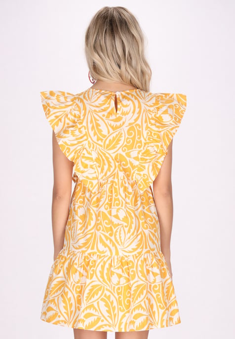 IZIA Kleid Damen gelb - Image 4