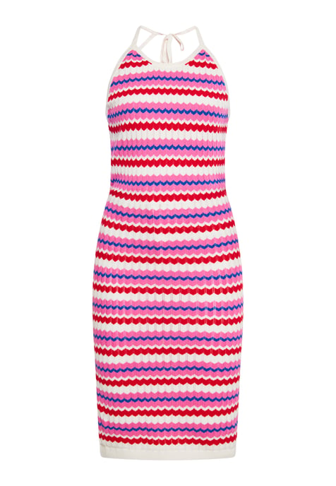 IZIA Kleid Damen Wollweiß Mehrfarbig - Image 1