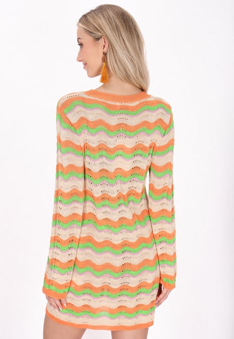 IZIA Kleid Frauen orange mehrfarbig - Image 4