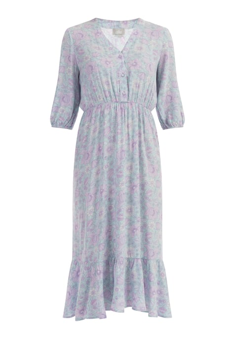 usha Midikleid Damen Türkis Mehrfarbig - Image 1