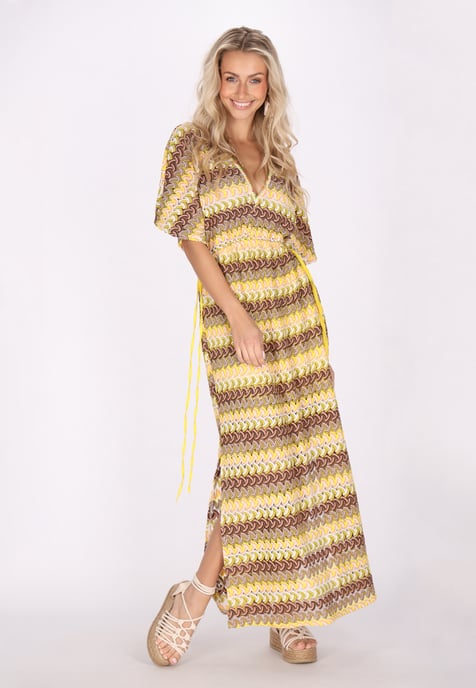 IZIA Kleid Damen Gelb Mehrfarbig - Image 2
