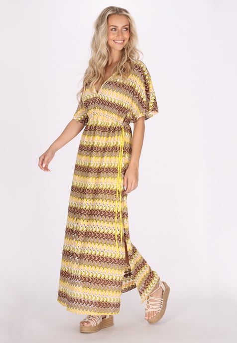 IZIA Kleid Damen Gelb Mehrfarbig - Image 3