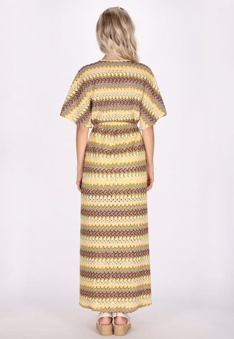 IZIA Kleid Damen Gelb Mehrfarbig - Image 4