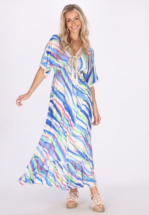 IZIA Kleid Damen Blau Mehrfarbig - Image 3