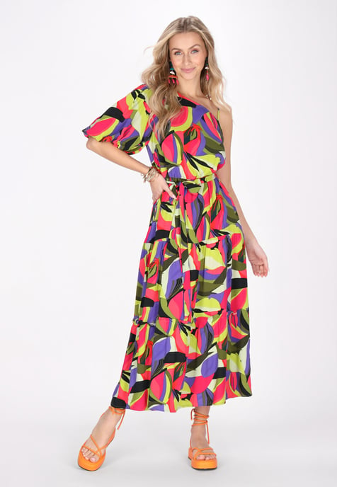 IZIA Kleid Frauen violett mehrfarbig - Image 2