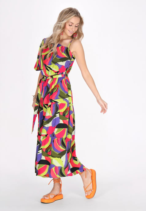 IZIA Kleid Frauen violett mehrfarbig - Image 3
