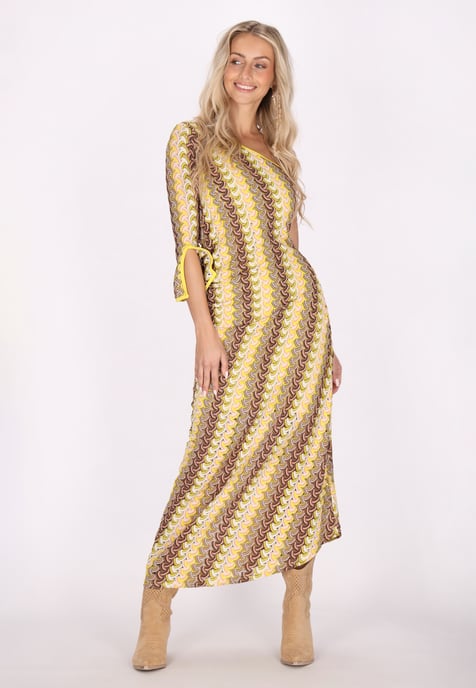 IZIA Kleid Damen Gelb Mehrfarbig - Image 3