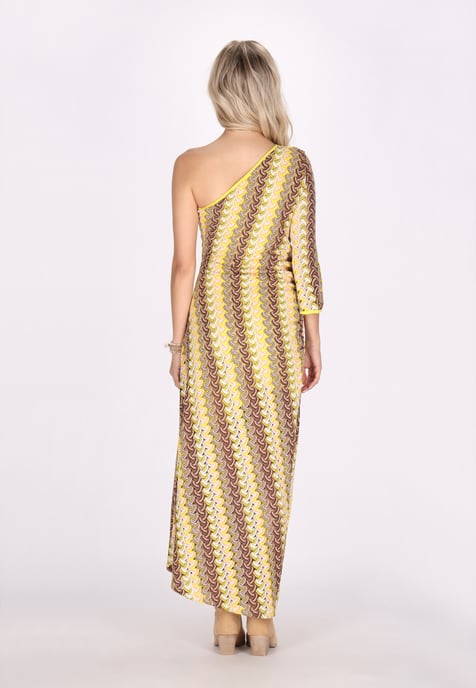 IZIA Kleid Damen Gelb Mehrfarbig - Image 4